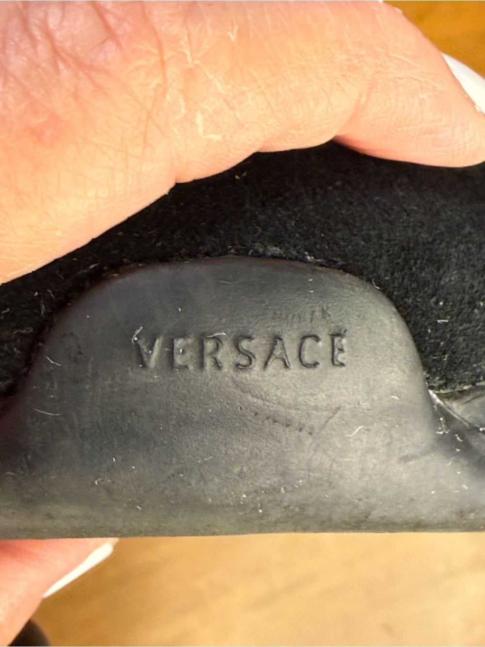 Versace Chain Reaction 'Black Green' Sneakers Men 12 COA Available - Picture 14 of 16